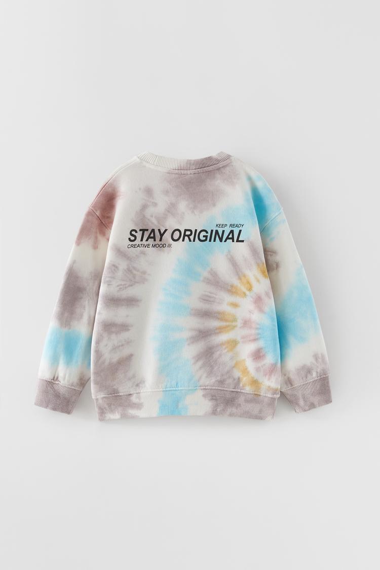 STAY ORIGINAL TIE DYE SWEATSHIRT Multicolored ZARA United States